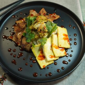 Жареный тофу со свининой и кимчи ( 돼지 고기와 김치 두부) 🌶 ХИТ